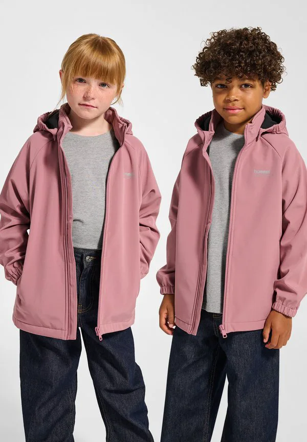 Свободная куртка из мягкого материала. Hummel, Wistful Mauve
