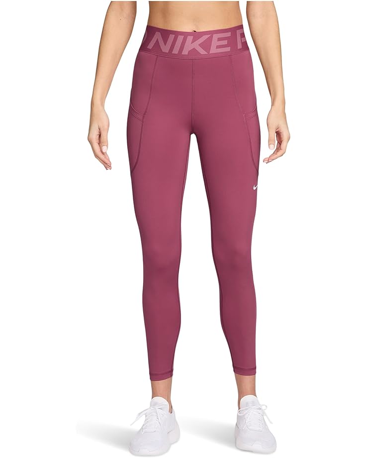 

Женские леггинсы Nike Pro Sculpt Dri-Fit High-Rise 7/8 с карманами, Sweet Beet/White