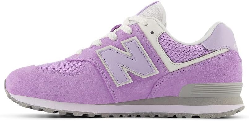 Кроссовки New Balance Kids' 574 V1 на шнуровке, сиреневый — фото 2