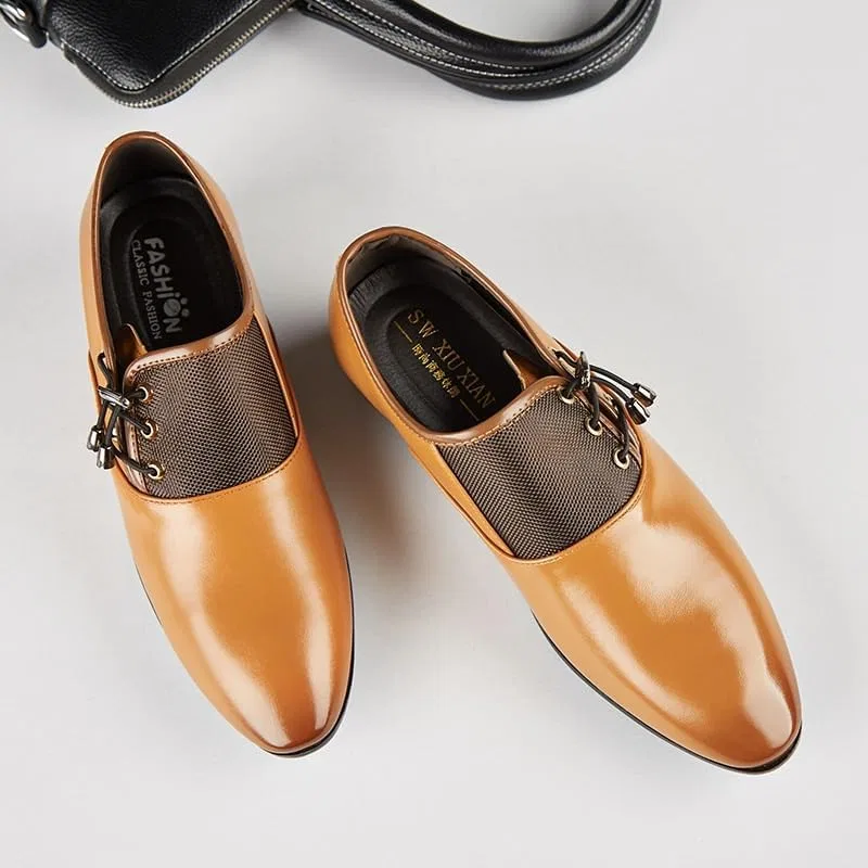 Туфли лоферы мужские Slip on Shoes, желтый UOPYNE — фото 2