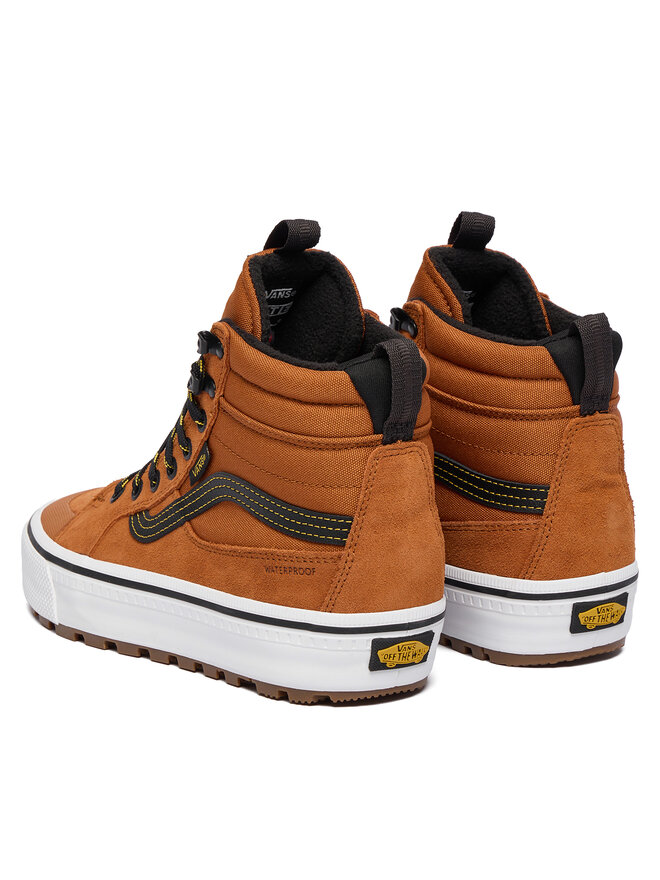 Тканевые кеды MTE Sk8-Hi Waterproof Insulated VN000DAQN1Z1 Vans, оранжевый — фото 3