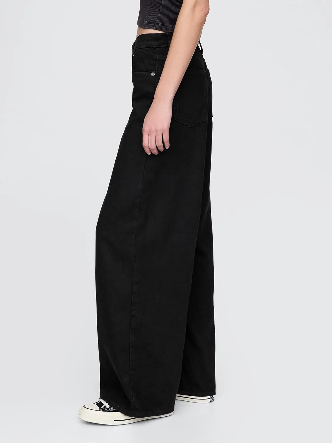 Джинсы baggy GAP, Black Wash — фото 3