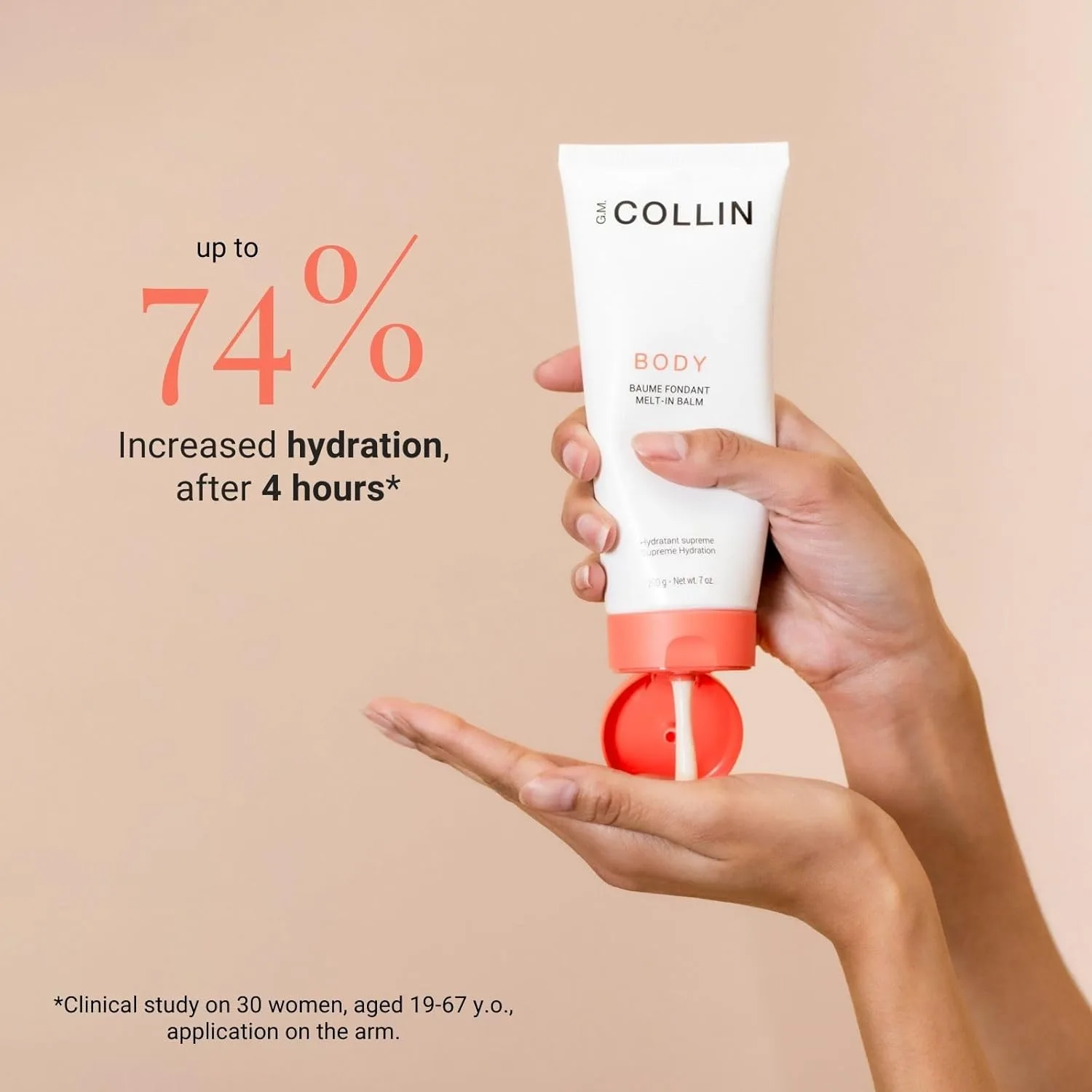 G.M. Collin Melt-In Balm | Взбитый крем для тела с маслом ши и манго для глубокого увлажнения — фото 3