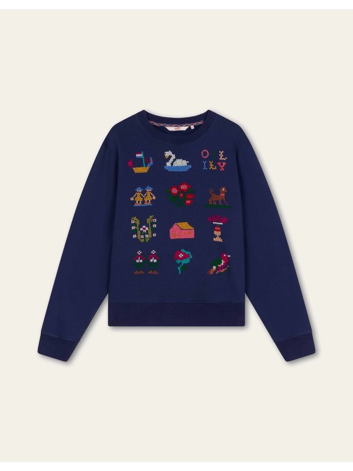 

Oilily Свитер Hilde синего цвета