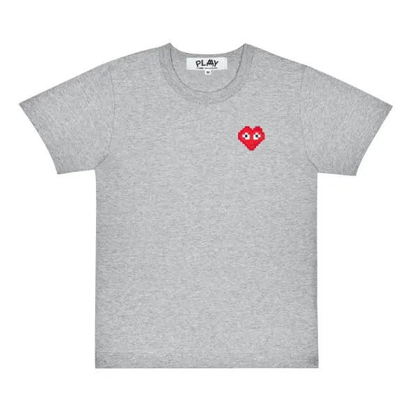 

Футболка basic invaders t-shirt red emblem 'grey' Comme Des Garcons Play, серый