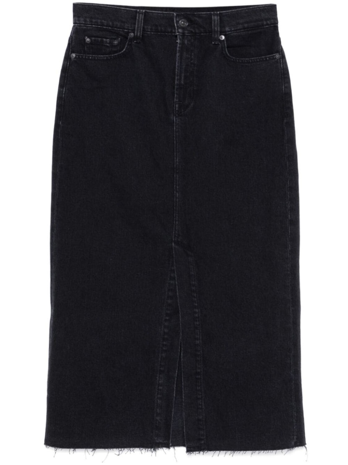 

7 For All Mankind юбка Kellie, черный