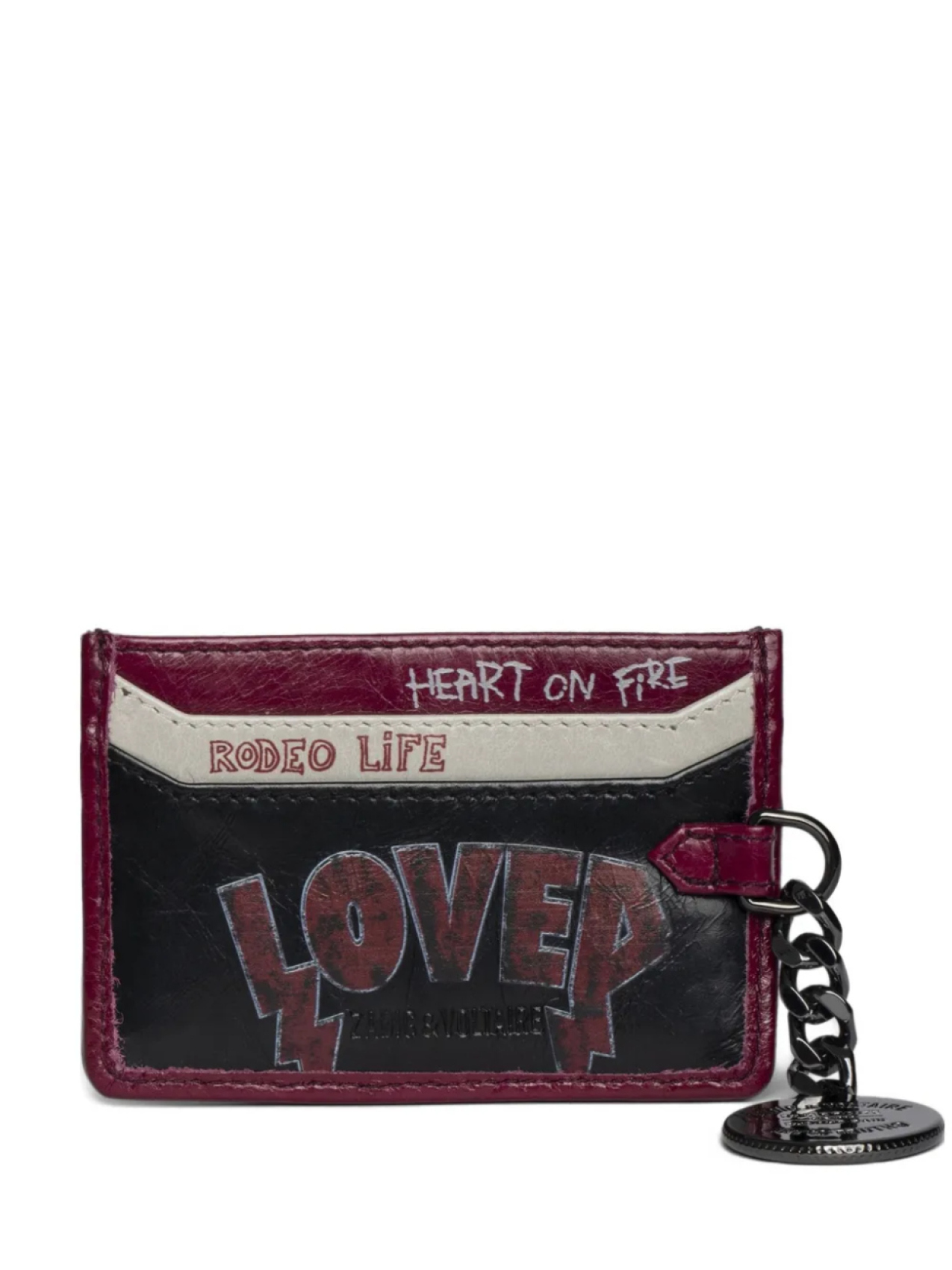 

Визитница Zadig&Voltaire Sunny Pass Punk, черный