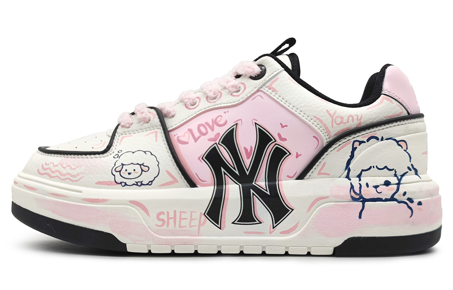 

Кроссовки MLB Chunky Liner Skateboard Shoes Unisex Low-Top Pink, Розовый, Кроссовки MLB Chunky Liner Skateboard Shoes Unisex Low-Top Pink