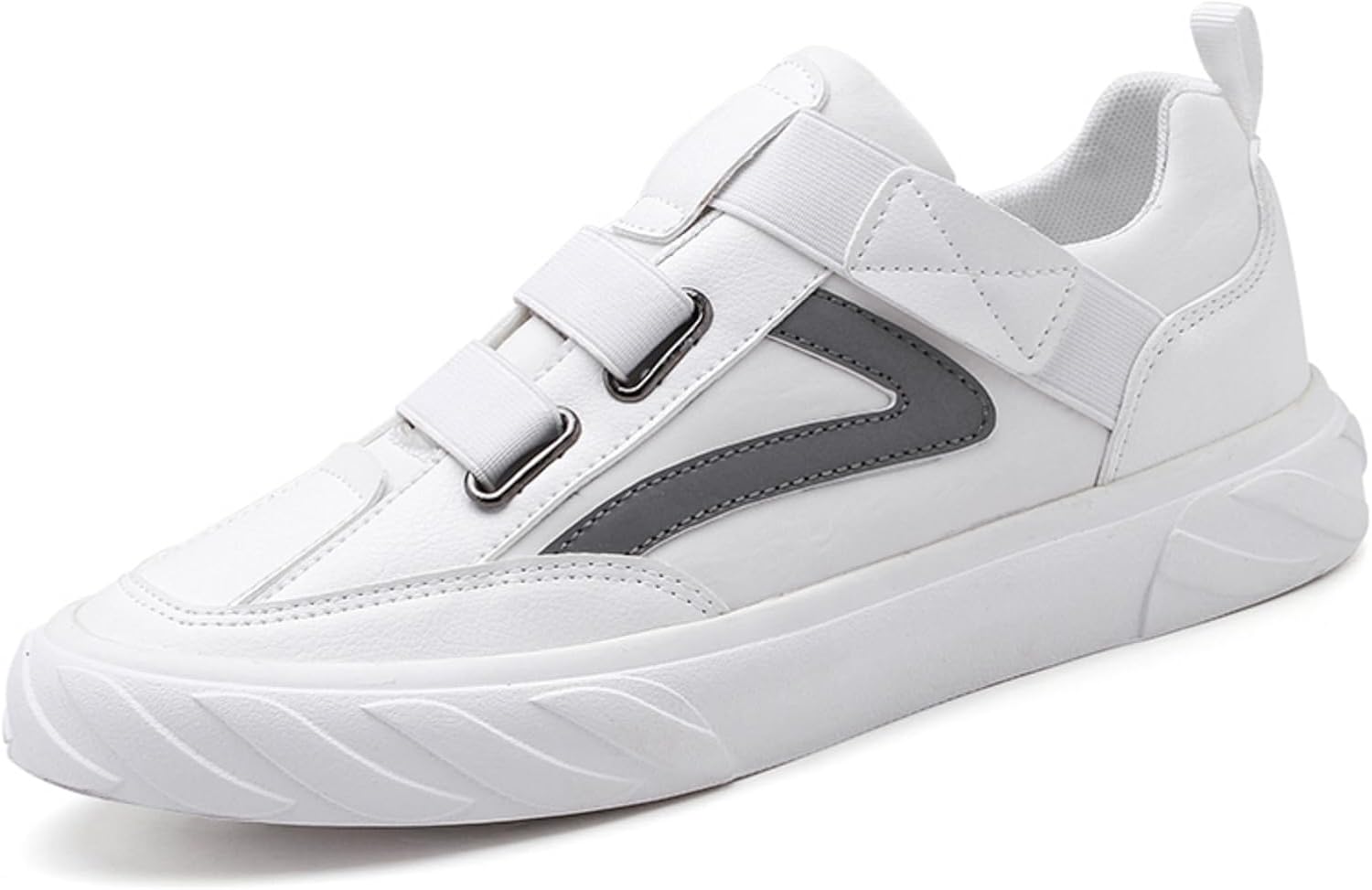 

Мужские слипоны из кожи, повседневная обувь, легкие и удобные лоферы для ходьбы с противоскользящей резиновой подошвой, современный минималистичный дизайн для мужчин (белый, черный, бежевый) Lshwcift