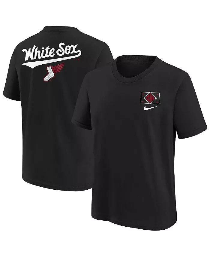 

Футболка Chicago White Sox 2025 City Connect для подростков, черная Nike