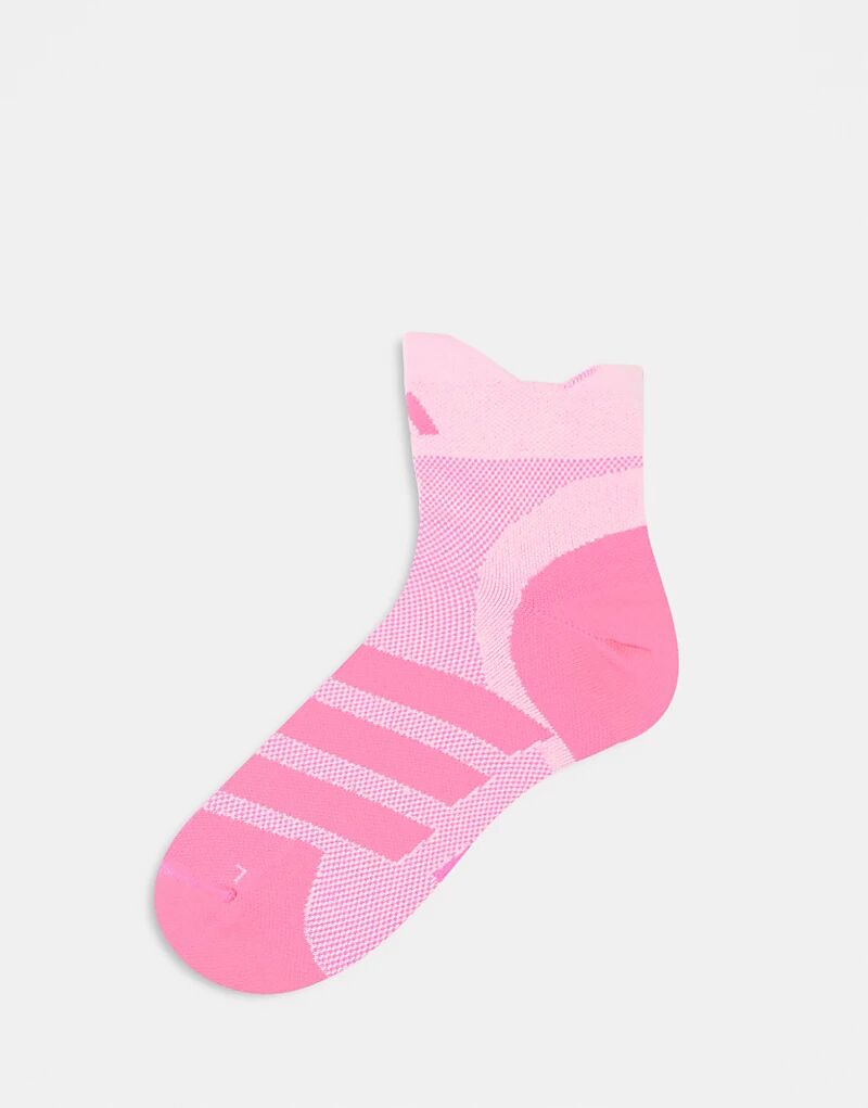 

Носки для бега adidas ярко-розового цвета Adidas Performance