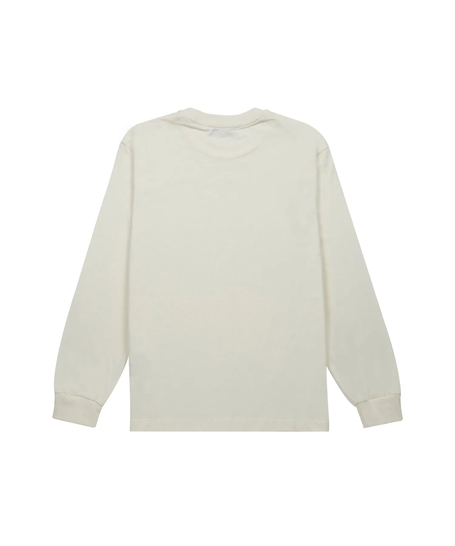 Детская футболка с длинным рукавом NEW BRUSH STROKE LOGO MSGM KIDS кремовая — фото 2