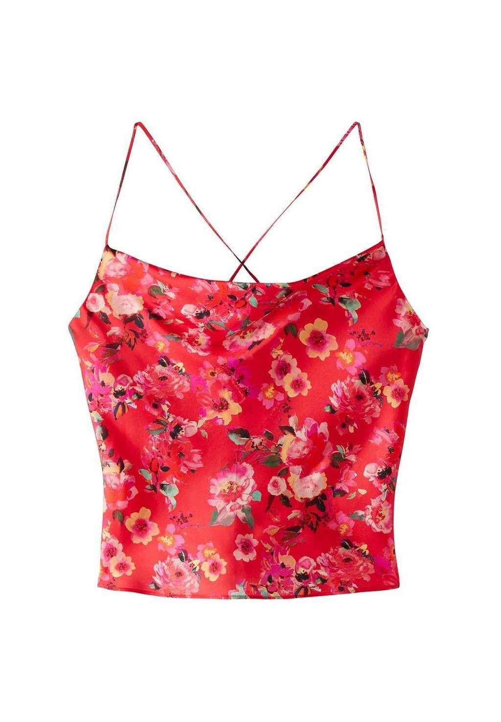 

Топ Valentina Satin Floral Slip STOCKH LM Studio, светло-красный