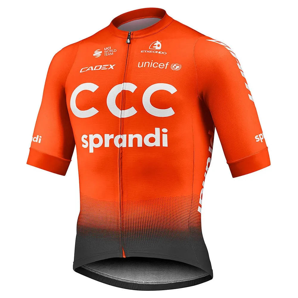 

Джерси Giant CCC Team Etxeondo short sleeve, оранжевый