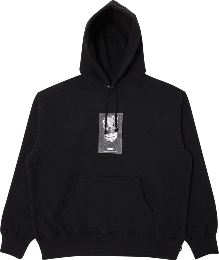 

Толстовка Supreme Soup Can Hooded 'Black', черный