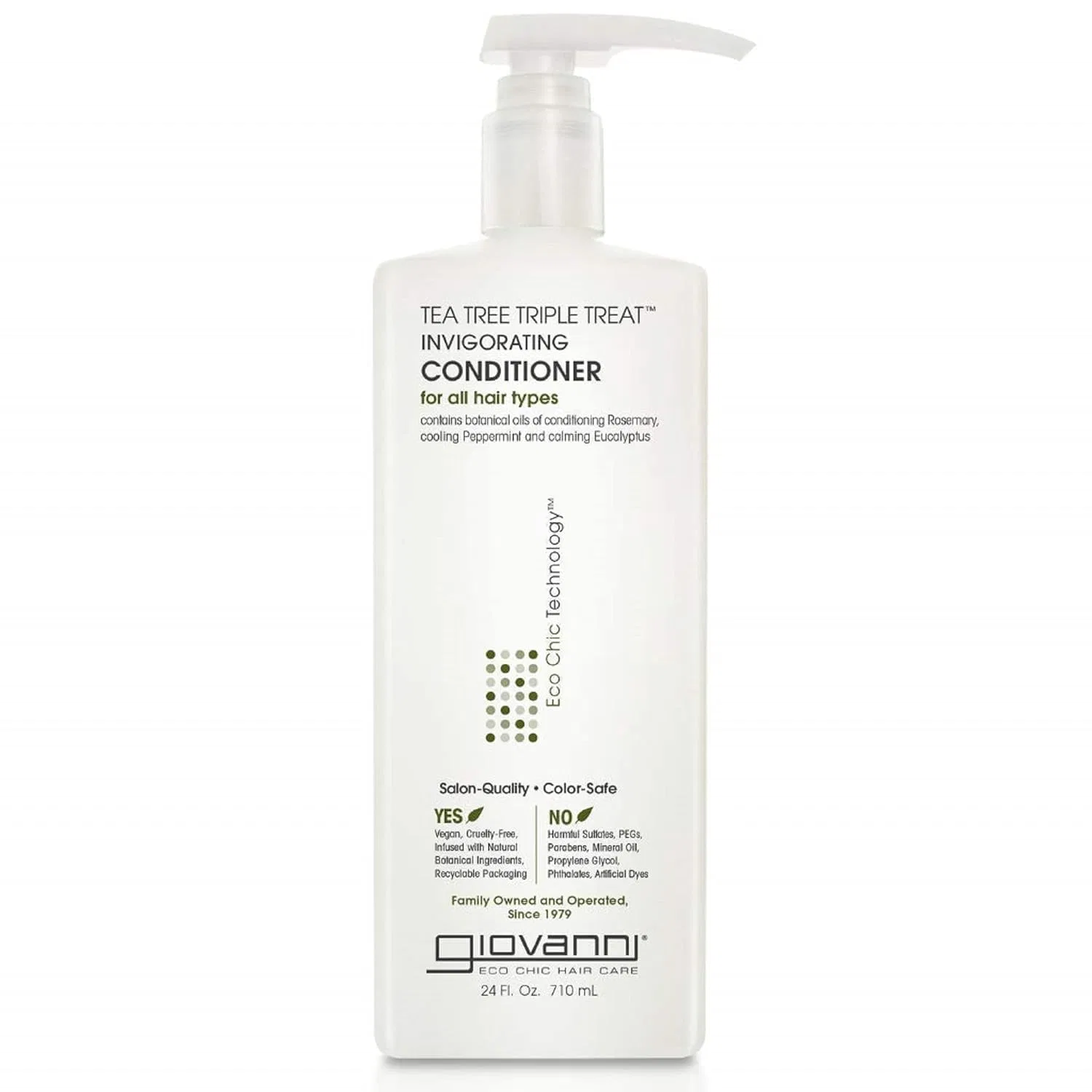 Освежающий кондиционер для волос «Tea Tree Triple Treat» от Giovanni Cosmetics, 710 мл Giovanni