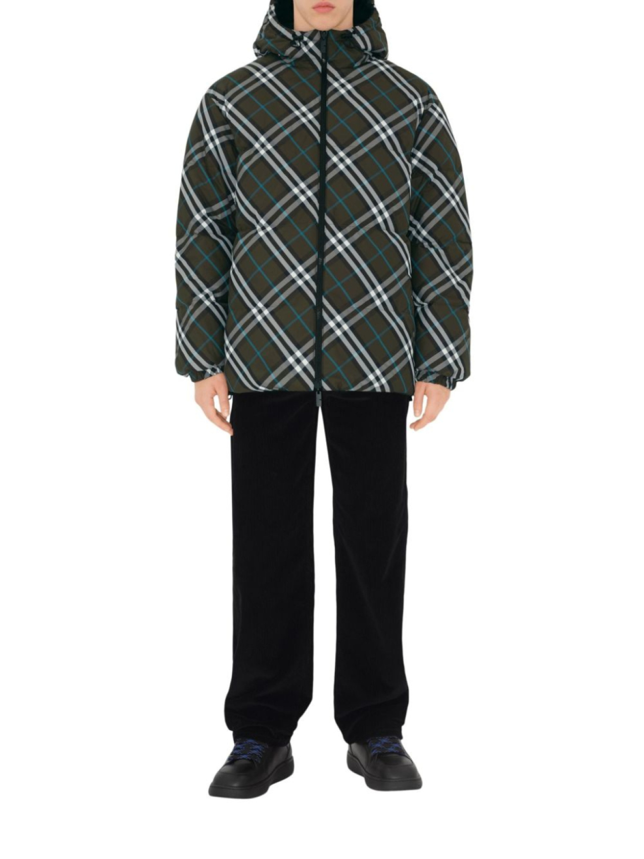 

Пуховик Burberry Snowdon, коричневый
