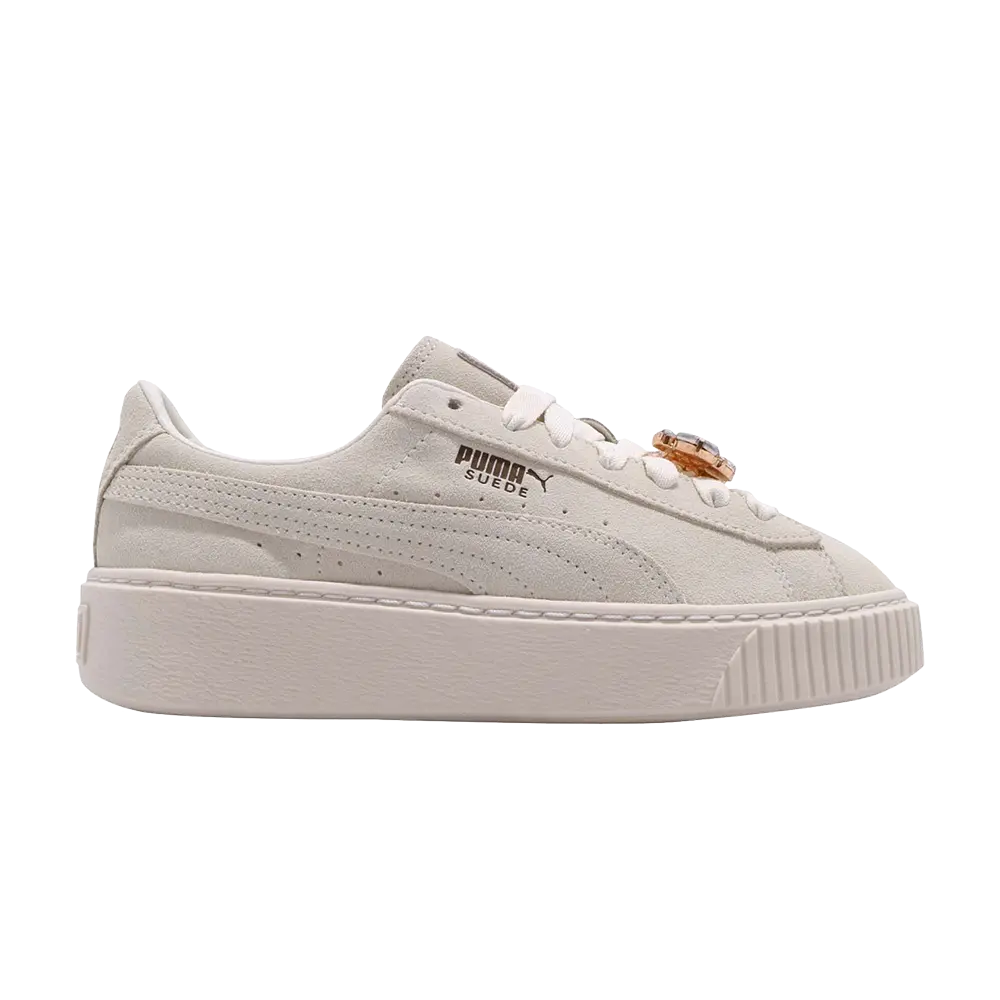 

Кроссовки Wmns Suede Platform Puma, белый