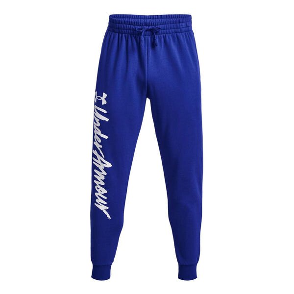 

Брюки rival fleece graphic pants 'blue' Under Armour, синий