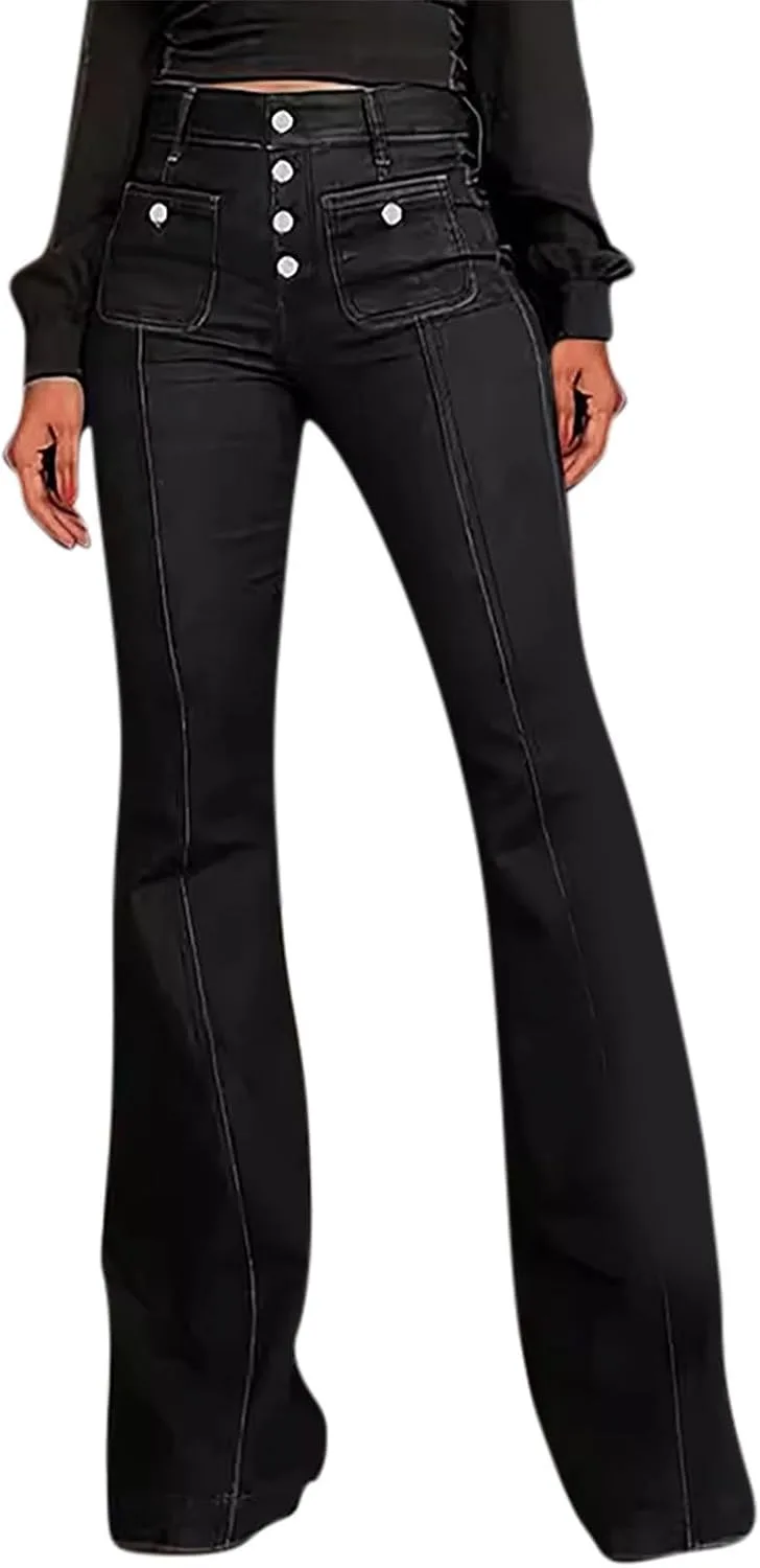 

Женские джинсы High Waisted Boyfriend Baggy Wide Straight Leg Casual Denim Pant