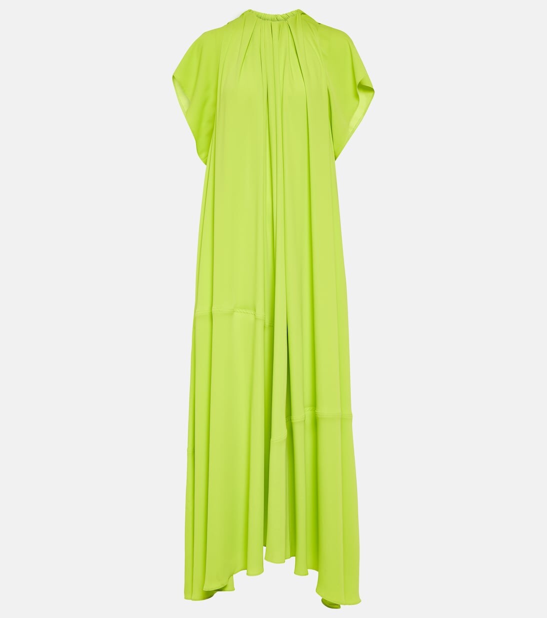 

Плиссированное платье Mm6 Maison Margiela, зеленый