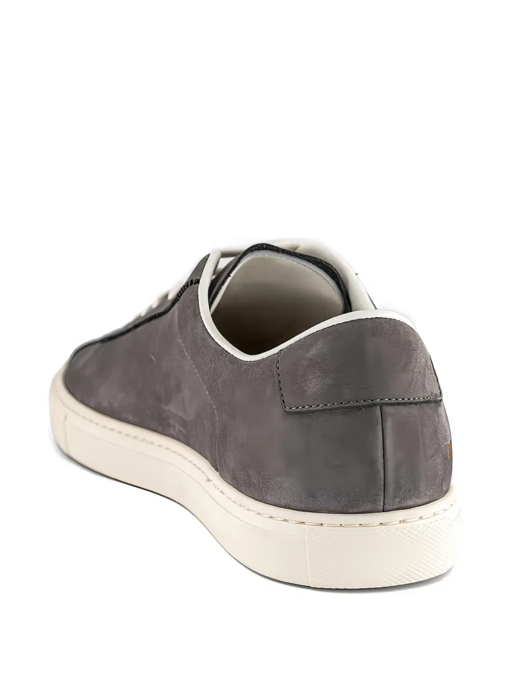 Замшевые кроссовки с декоративной строчкой Common Projects, серый — фото 4