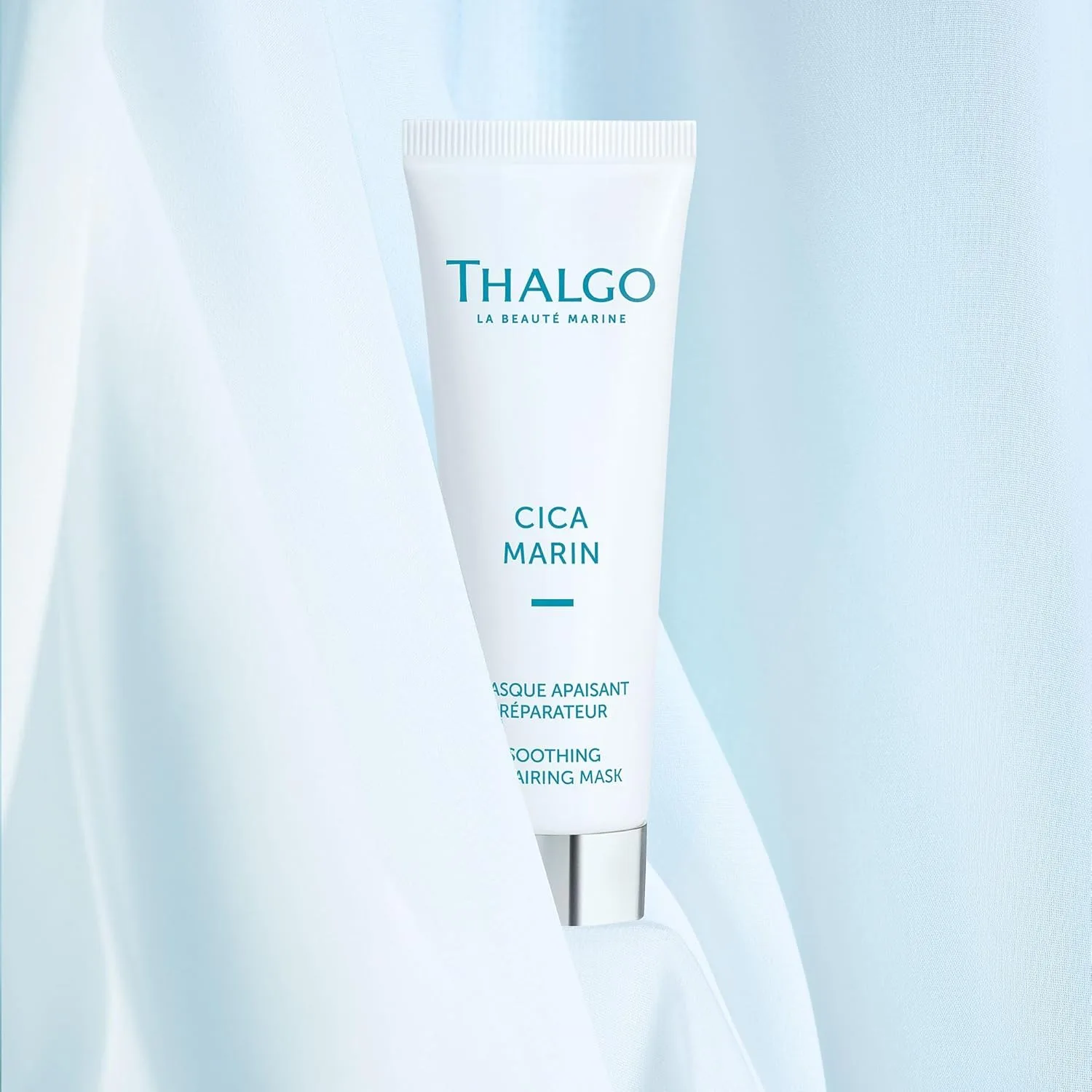 Маска для лица Thalgo — Успокаивающая и восстанавливающая из профессиональной CICA Marin, мгновенный эффект, как, 50 мл — фото 3