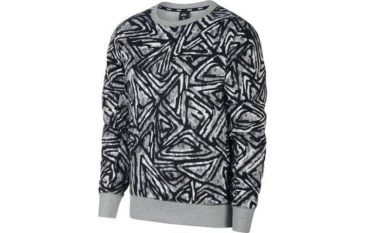 

Толстовка мужская, темно-серая, меланжевая Nike, Dark Heather Gray