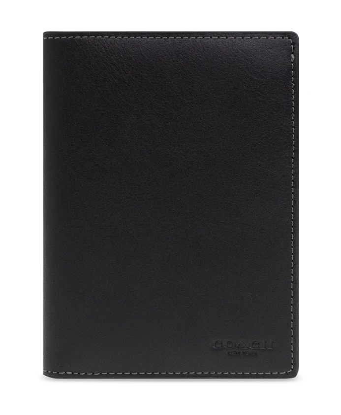 

Кожаная сумка для документов Coach, черный