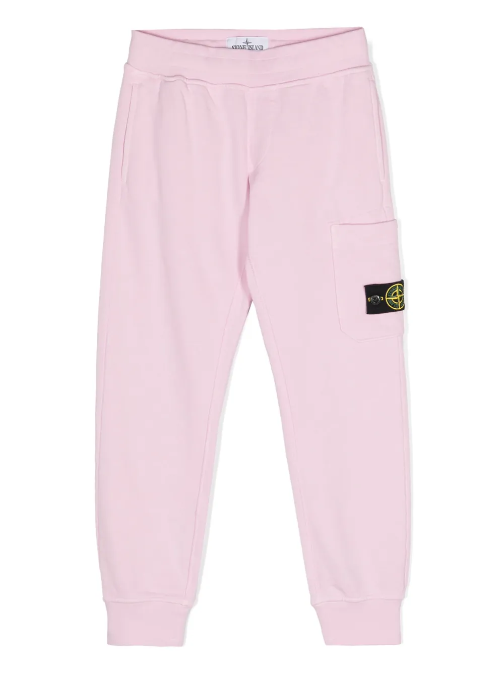 

Спортивные брюки с нашивкой Compass Stone Island Junior, розовый