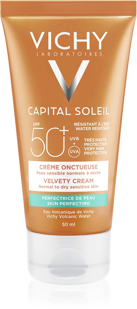 

Защитный крем Capital Soleil, мягкий как шелк, для кожи, spf 50+ Vichy, 50 мл