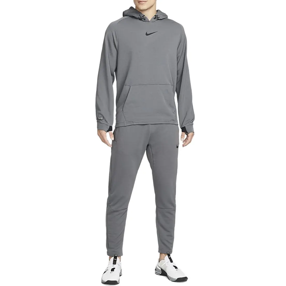 Толстовка мужская железно-серая Nike, серый — фото 4