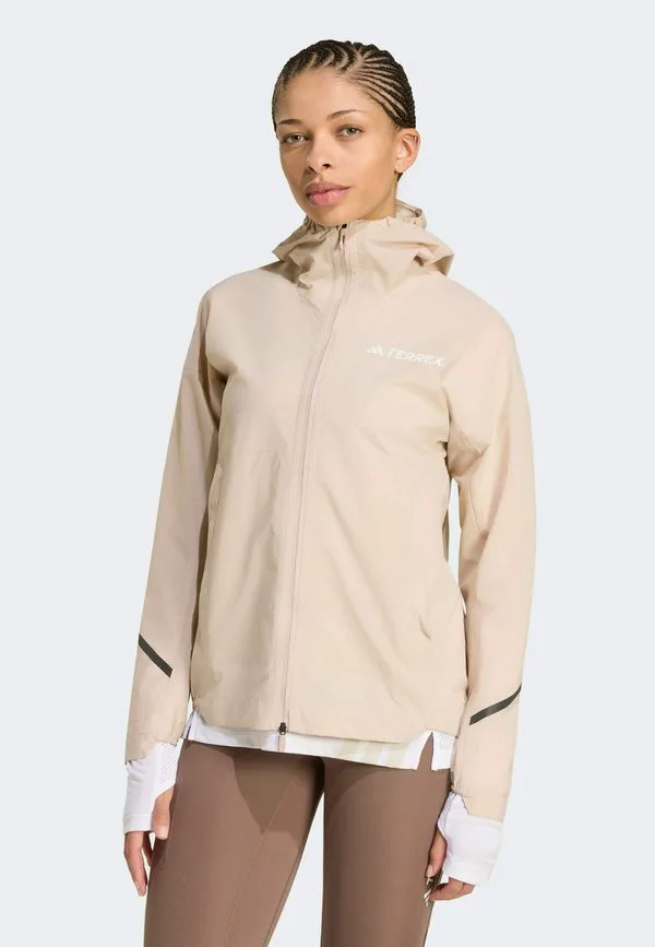 Куртка xperior 2, 5-слойная, легкая, климатоустойчивая, водонепроницаемая. Adidas Terrex, Taupe