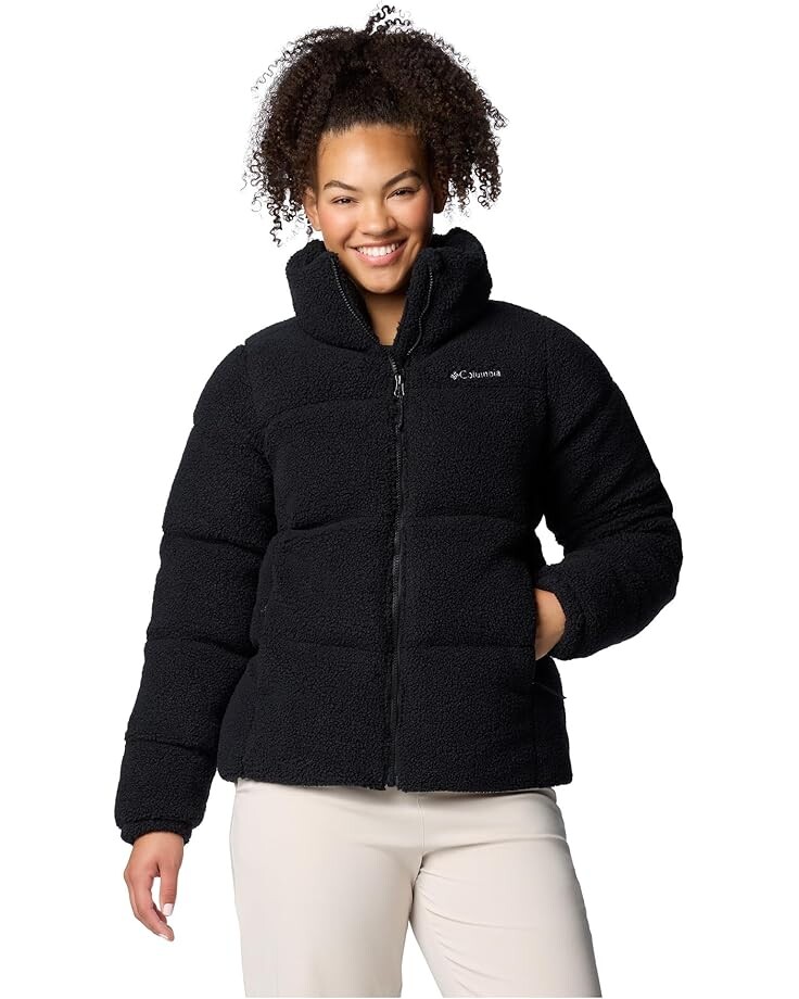

Куртка Columbia Puffect Sherpa Jacket, черный