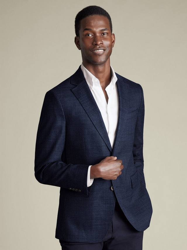 

Однобортный блейзер Regular Fit из шерстяной смеси Charles Tyrwhitt