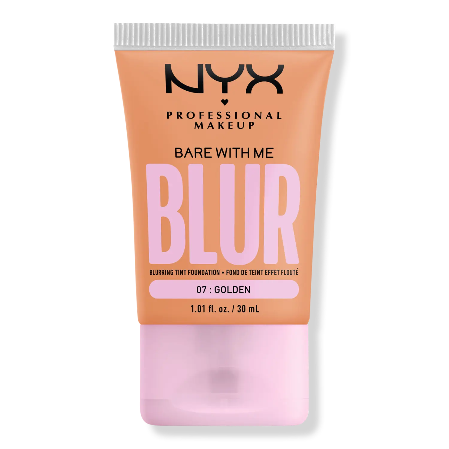 

Тональная основа Bare With Me Blur Tint Soft Matte Foundation NYX Professional Makeup, 07: Golden (light medium with a warm undertone)