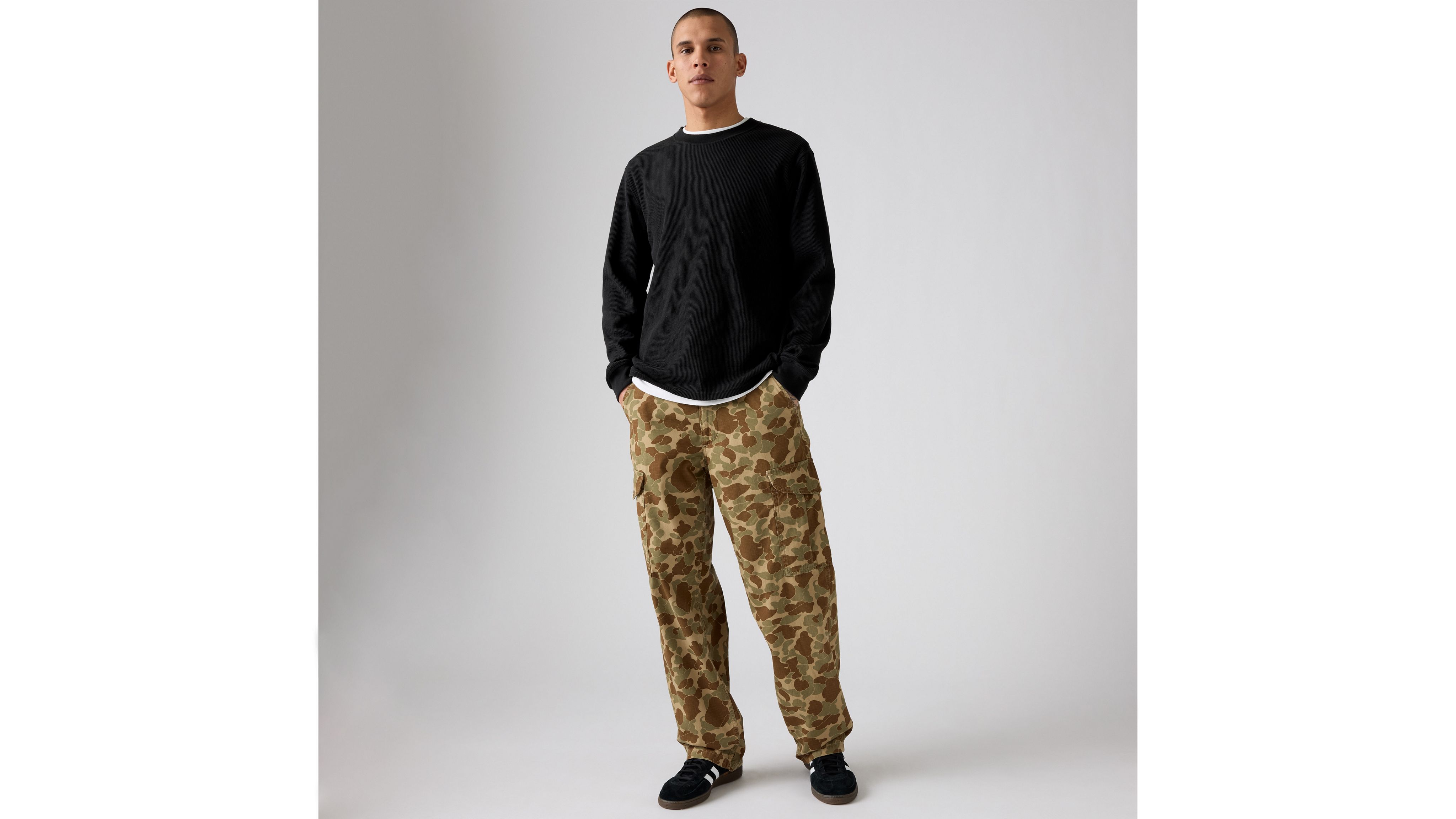 

Мужские мешковатые брюки Xx Cargo Levi's, Classic Duck Camo - Brown