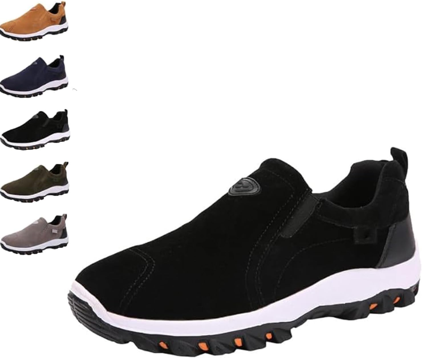 

Ортопедические кроссовки, спортивная обувь для мужчин с удобной посадкой, ортопедические прогулочные туфли для мужчин, мужские кроссовки с поддержкой свода стопы, повседневные нескользящие кроссовки для улицы Stalklene, черный