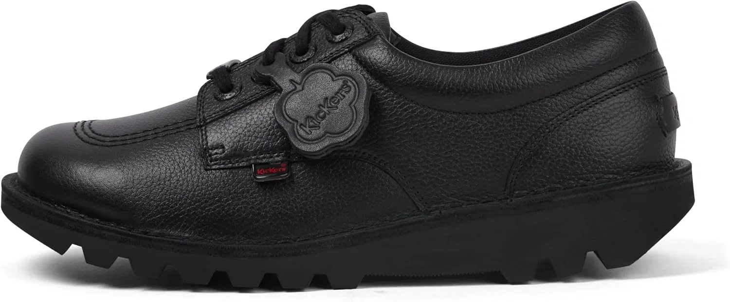 Мужские кожаные ботинки Kickers Kick Lo Tab, черный — фото 2