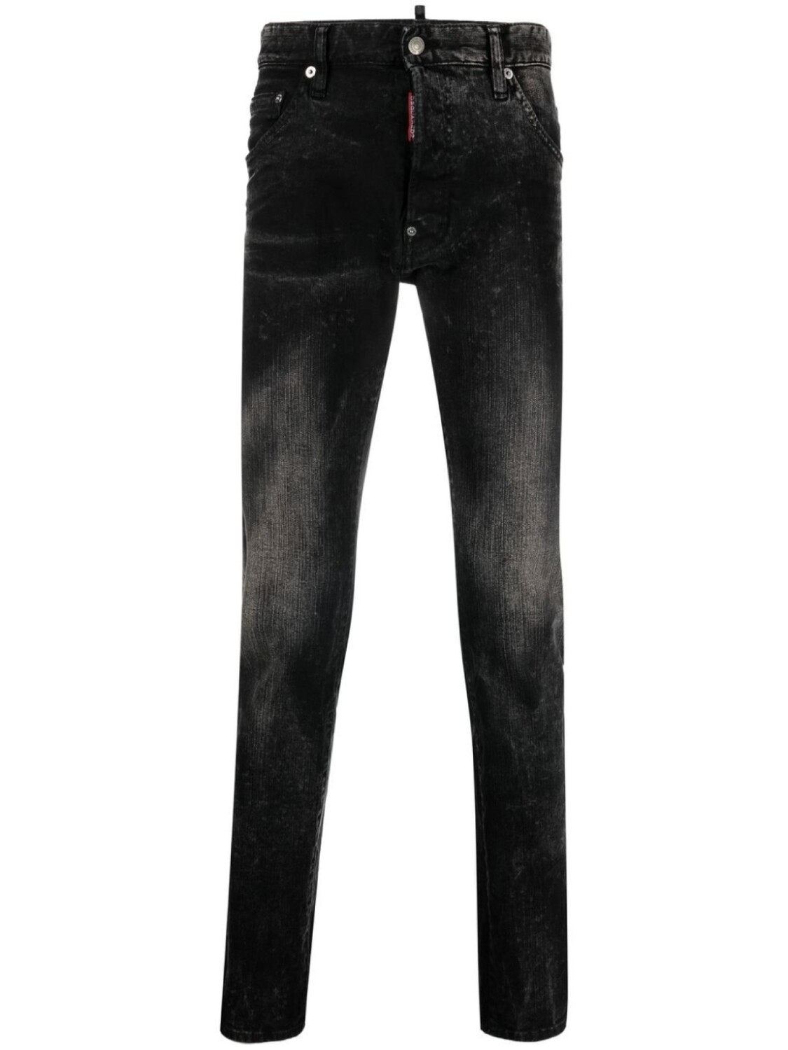 

Dsquared2 джинсы скинни с эффектом потертости, серый