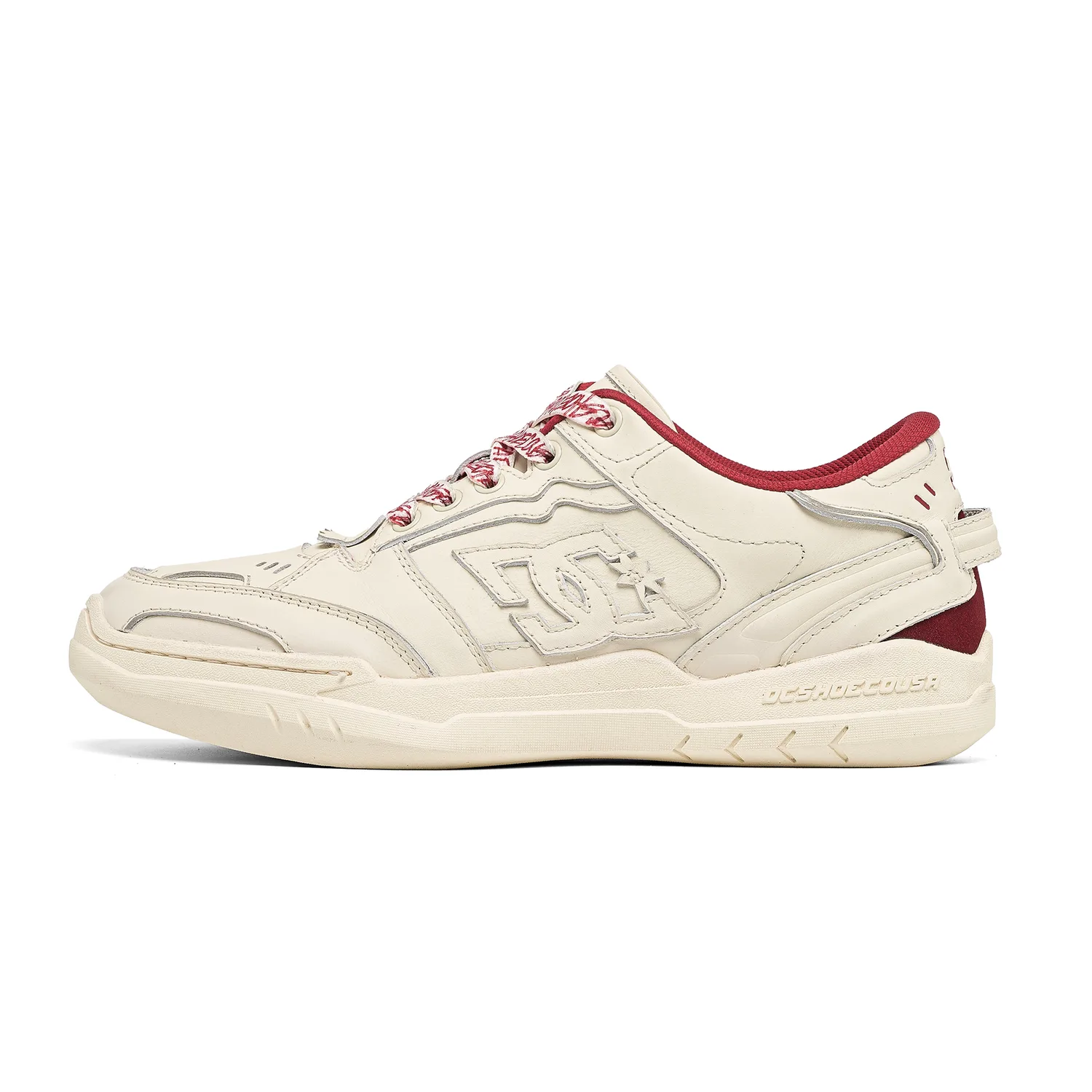 Кроссовки мужские низкие повседневные из кожи Mechera Top Grain Cow Leather DCSHOES, Beige[Standard, True to Size, True to Size]