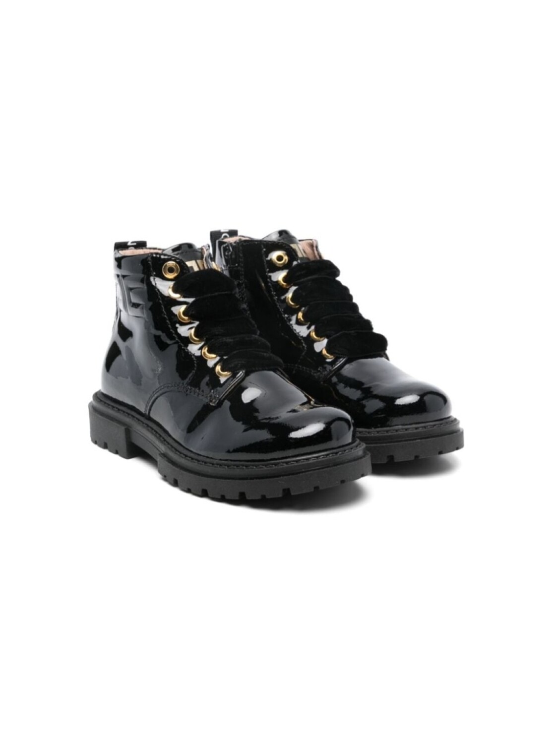 

Лакированные ботинки Elisabetta Franchi La Mia Bambina, черный
