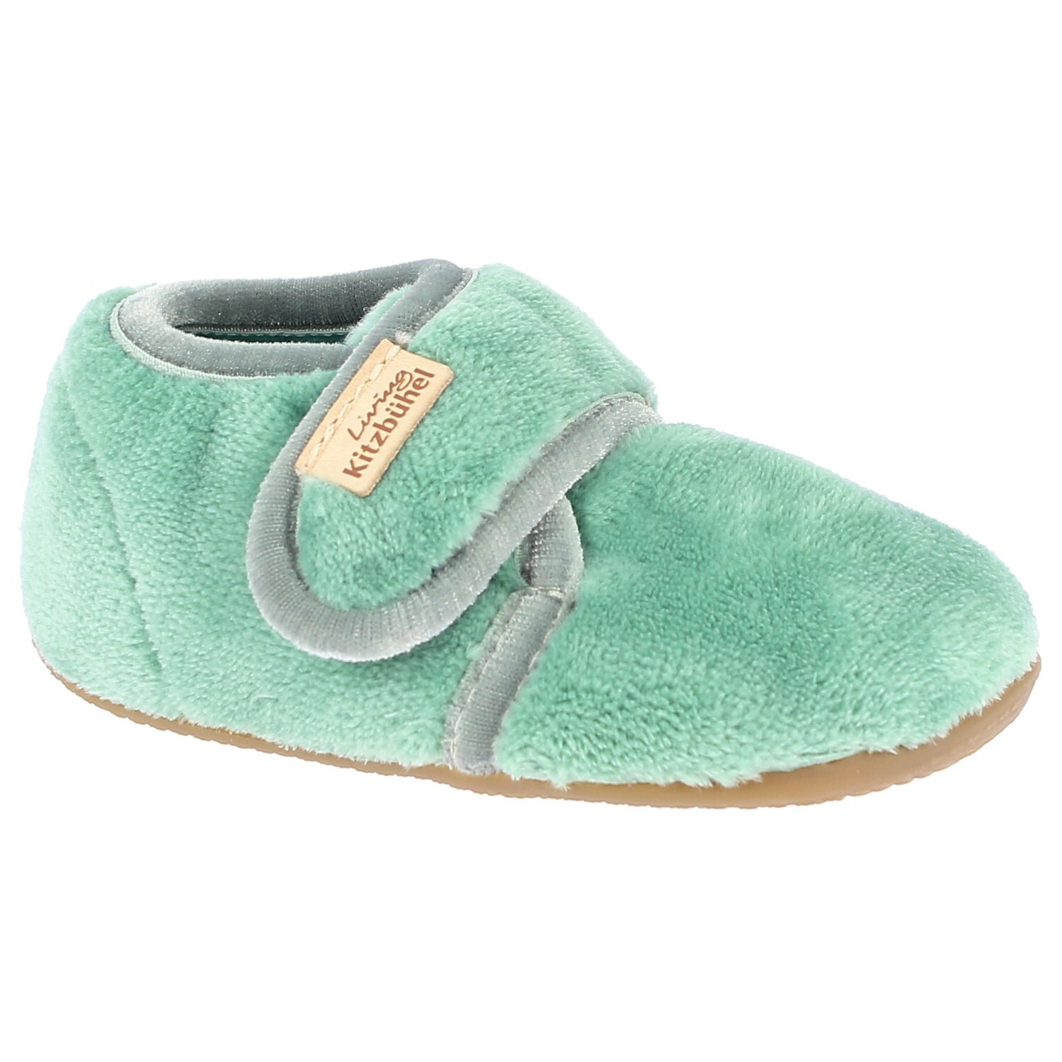 Тапочки Living Kitzbühel Baby's Klettschuh Samt Unifarben, цвет Royal — фото 2