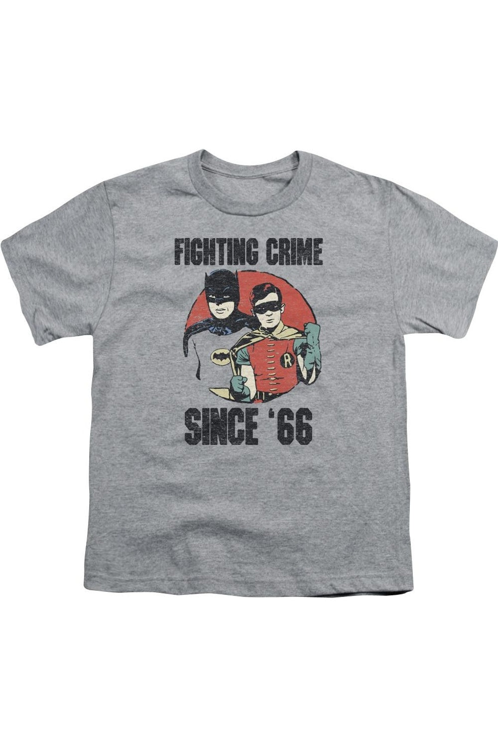 

Футболка с коротким рукавом для детей Batman Classic TV 66 Gildan, Athletic Heather