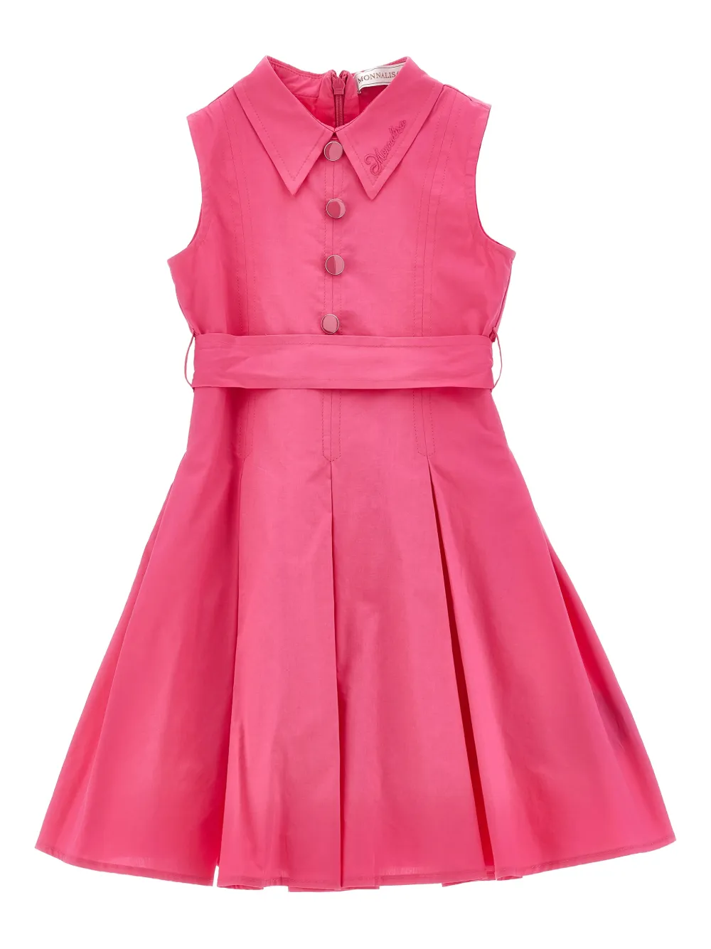 

Платье с вышивкой Monnalisa, розовый