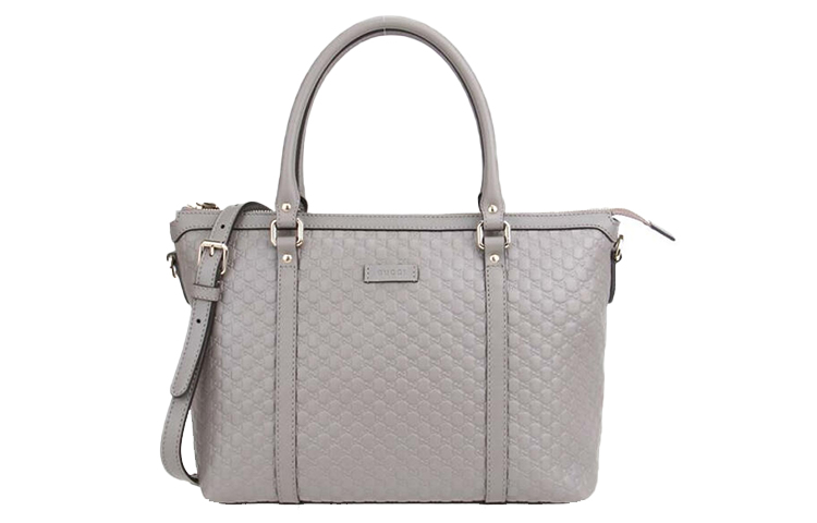 

Сумка через плечо из коровьей кожи, серая, среднего размера, женская GUCCI