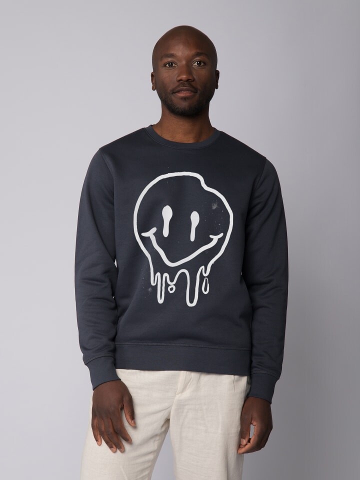 

Толстовка wat Apparel Smiley, цвет india ink grey
