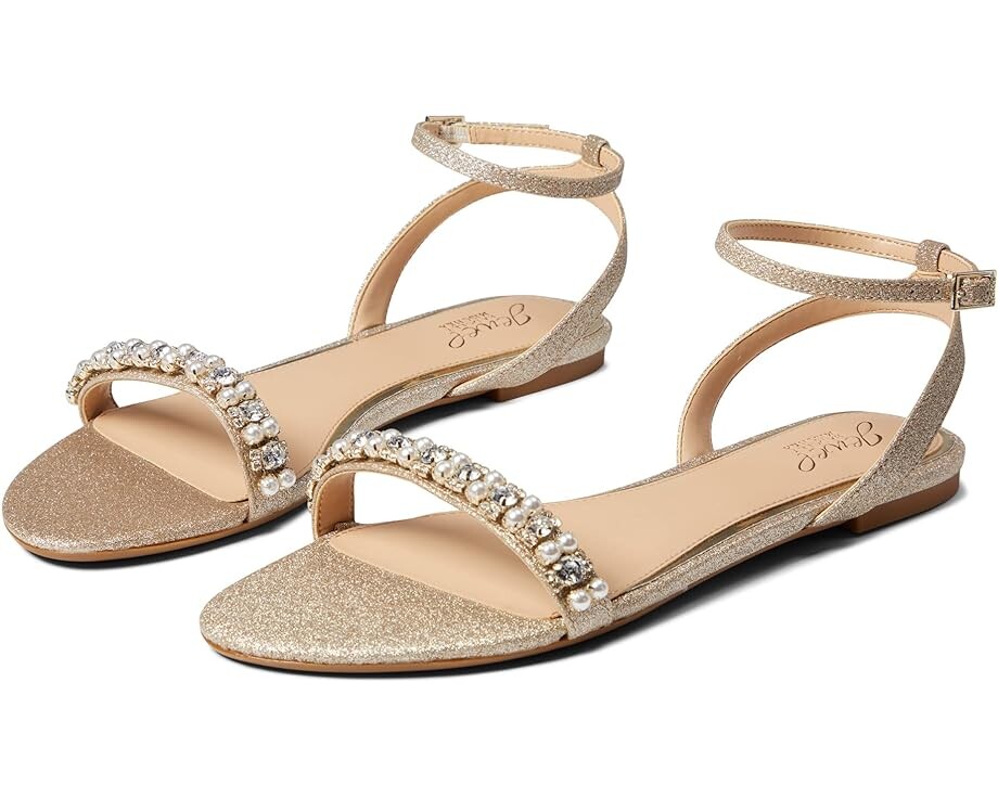 

Сандалии Jewel Badgley Mischka Daria, цвет Light Gold