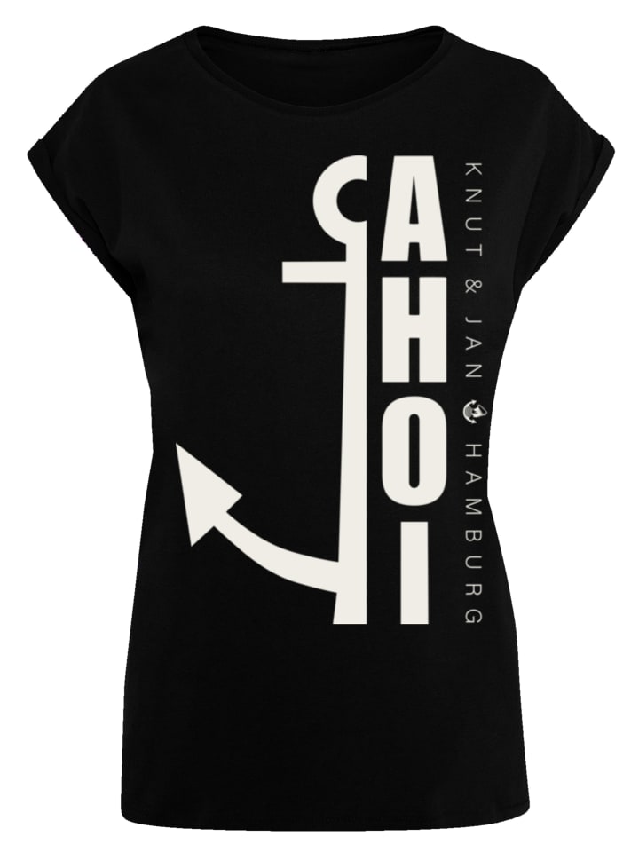 

Женская футболка PLUS SIZE Ahoy Anchor Crop Knut & Jan Hamburg черного цвета F4NT4STIC, Черный, Женская футболка PLUS SIZE Ahoy Anchor Crop Knut & Jan Hamburg черного цвета F4NT4STIC