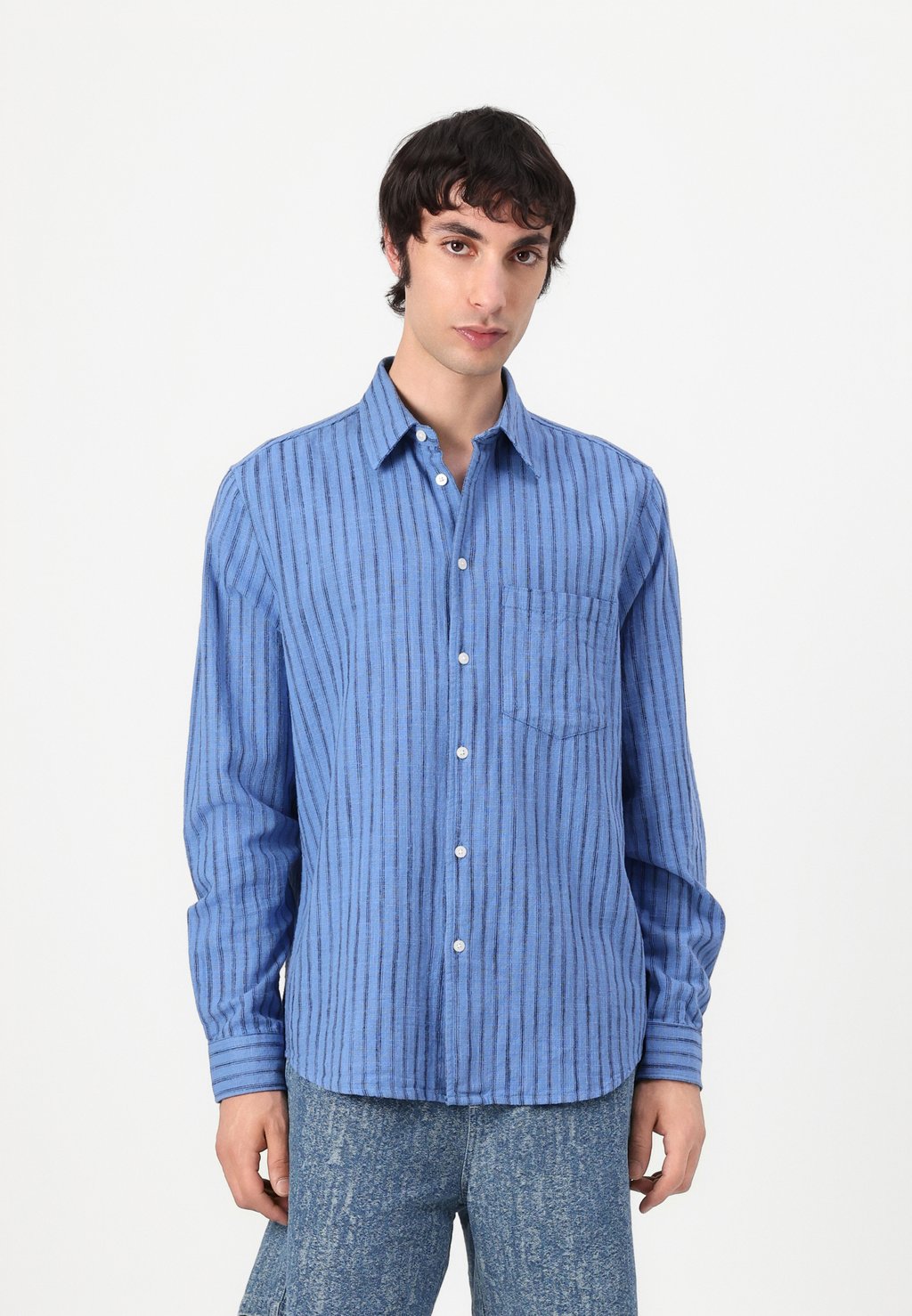 

Рубашка LIAM SHIRT Samsøe Samsøe, синий